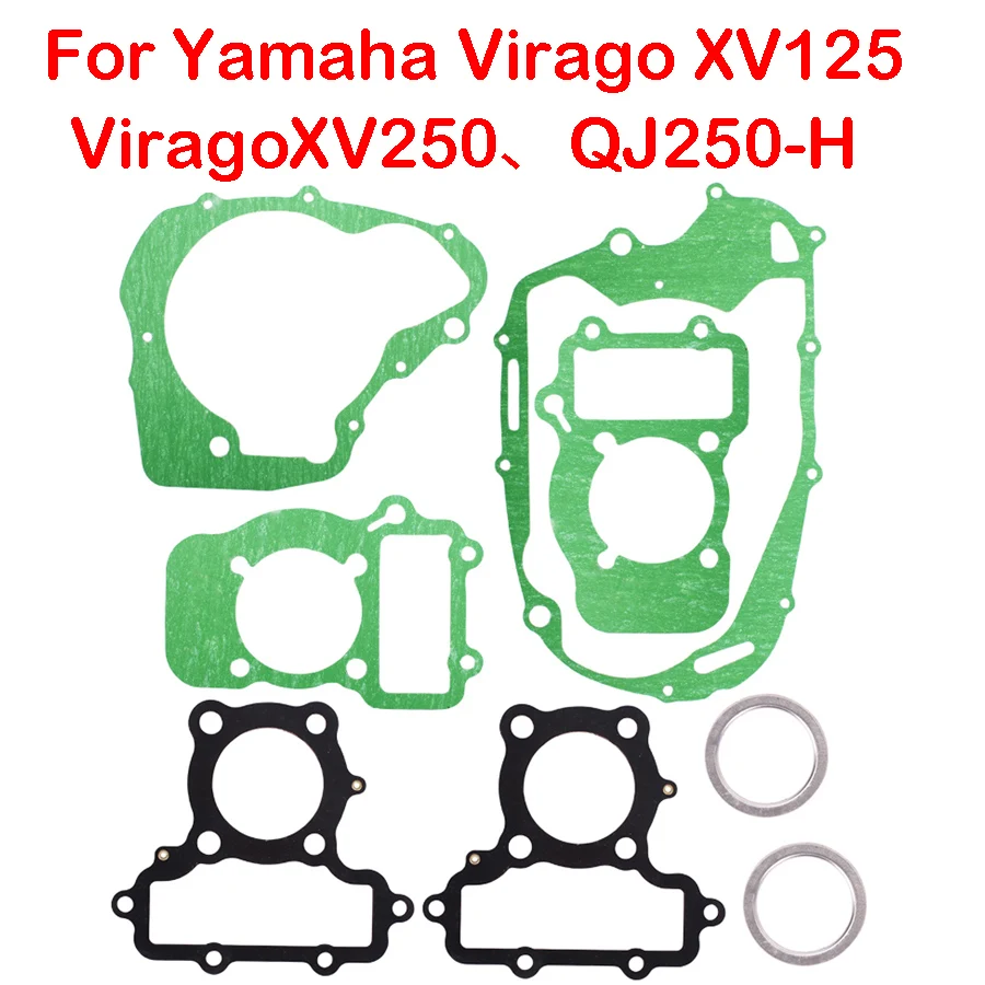 Kompletny zestaw uszczelek motocyklowych dla Yamaha Virago XV250 V Star 250 Route 66 Qianjiang QJ250-H QJ250-L QJ250-J 2V49FMM