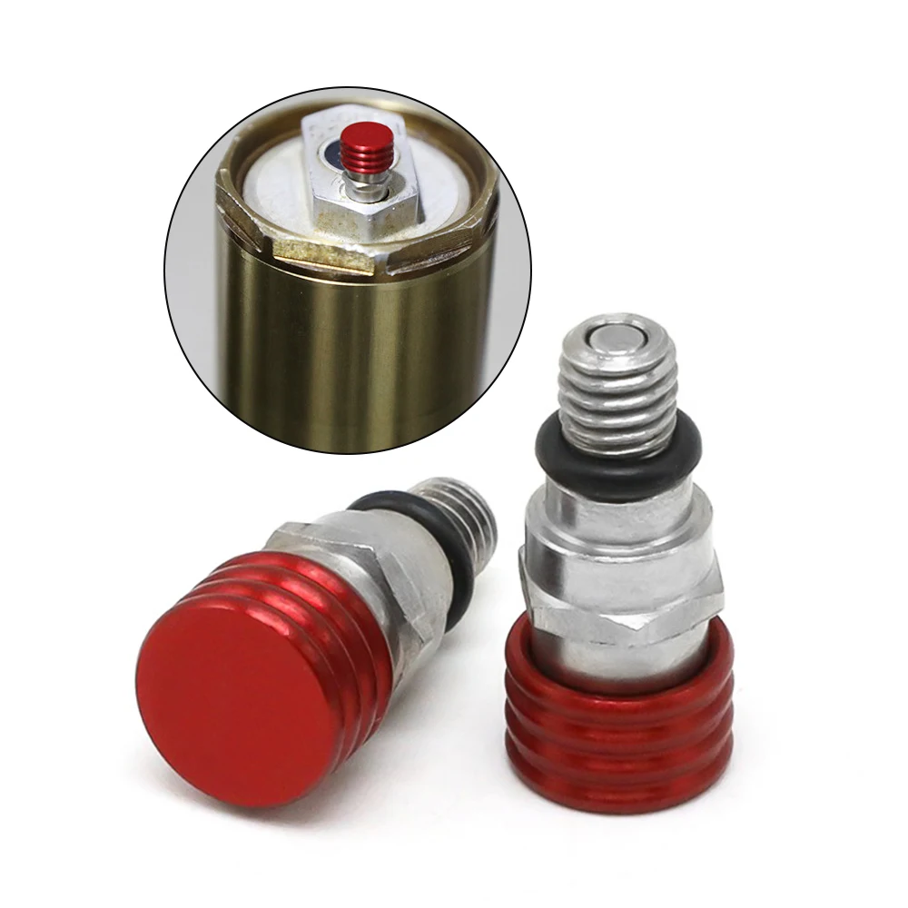 車用ユニバーサルリーフバルブ,2ピース,5色,M5スクリュー,フロントフォークエアブリーフ,カワサキ,ヤマハ,crf,yz,yzf,wf,kx,kxf,rmz,125用