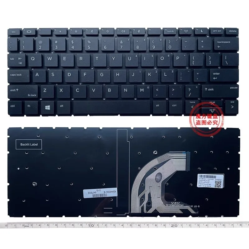 New US Keyboard for HP PROBOOK 430 G6 435 G6 430 G7 435 G7 HSN-Q14C HSN-Q23C Laptop Backlight Keyboard