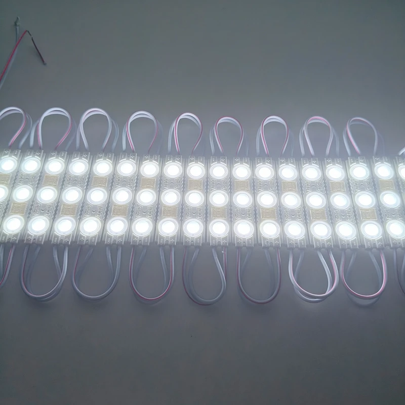 20pcs/lot LED Module Light 2835 Indoor Outdoor Injection Waterproof Sign Backlight DC12V Shop Advertising Letter Signboard Lamp
