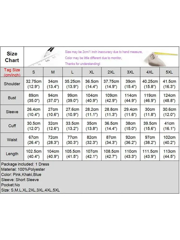 VONDA Summer Sundress Elegant OL Dress 2023 Women Fashion Sexy V-Neck Solid Color Short Sleeve Pleat Office Mid-Calf Robe Femme