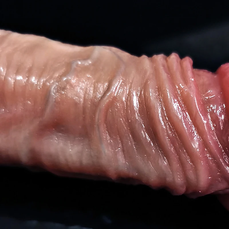 Realistic Sliding Dildo Skin Venis G-spot Stimulate Orgasm Masturbators Soft Penis Big Dick Suction Cup Anal Sex Toys For Women