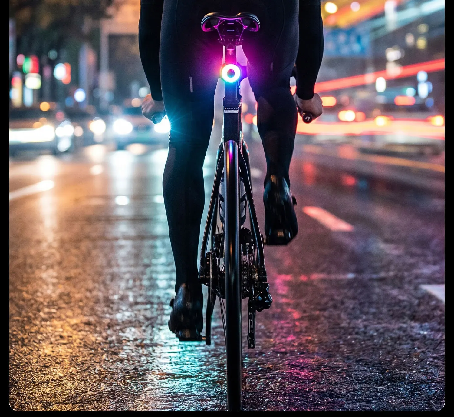 iluminación trasera para ciclismo