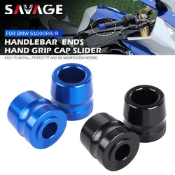 Extremos de la barra del manillar para BMW S1000RR, S1000R, HP4 1000, F800R, accesorios de motocicleta, tapones de agarre de mano S 1000RR 1000R