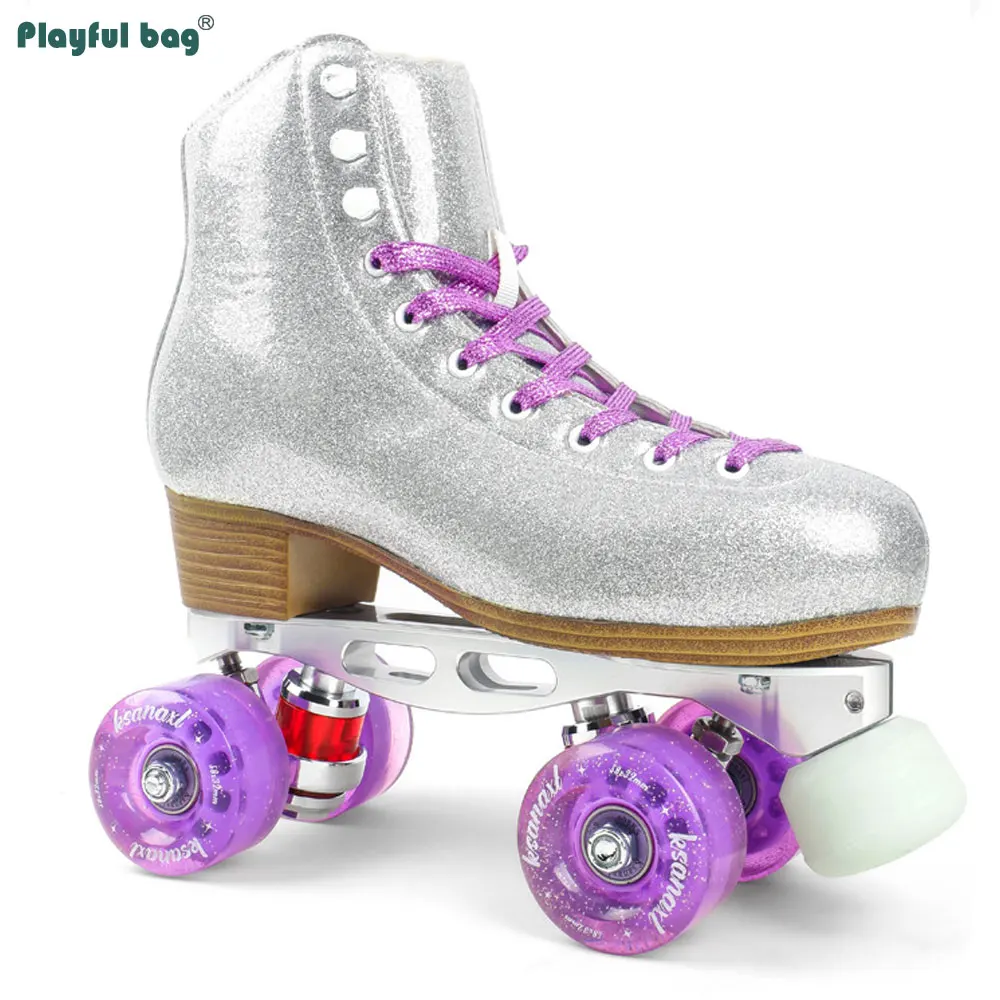 Four-Wheel Double Roller Skates 6061 CNC Integrated Bracket Sneaker DIY Modification Base Professional Skates Shoe Trucks AMB303