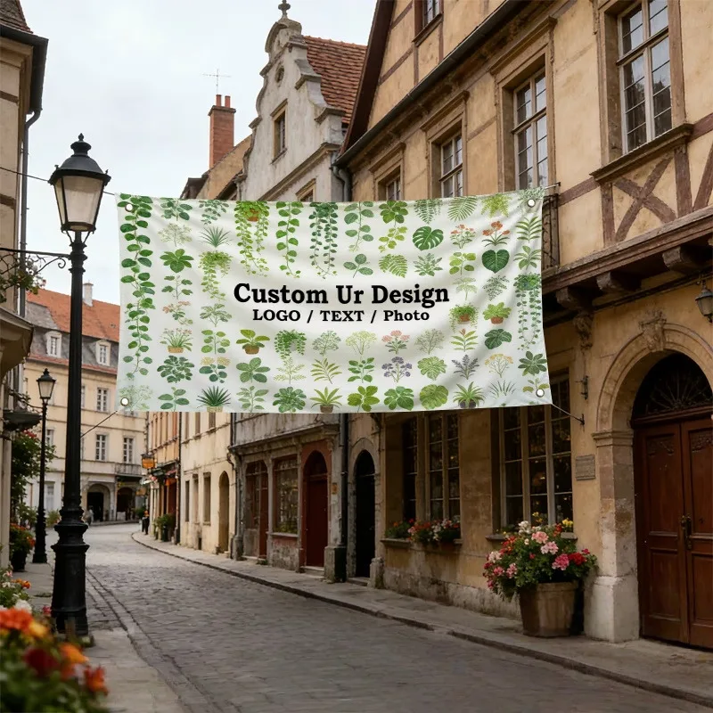 Custom Advertising Flags With Bright Christmas Thanksgiving Holiday Steadily Expand Brand Influence For Advertising Promotion