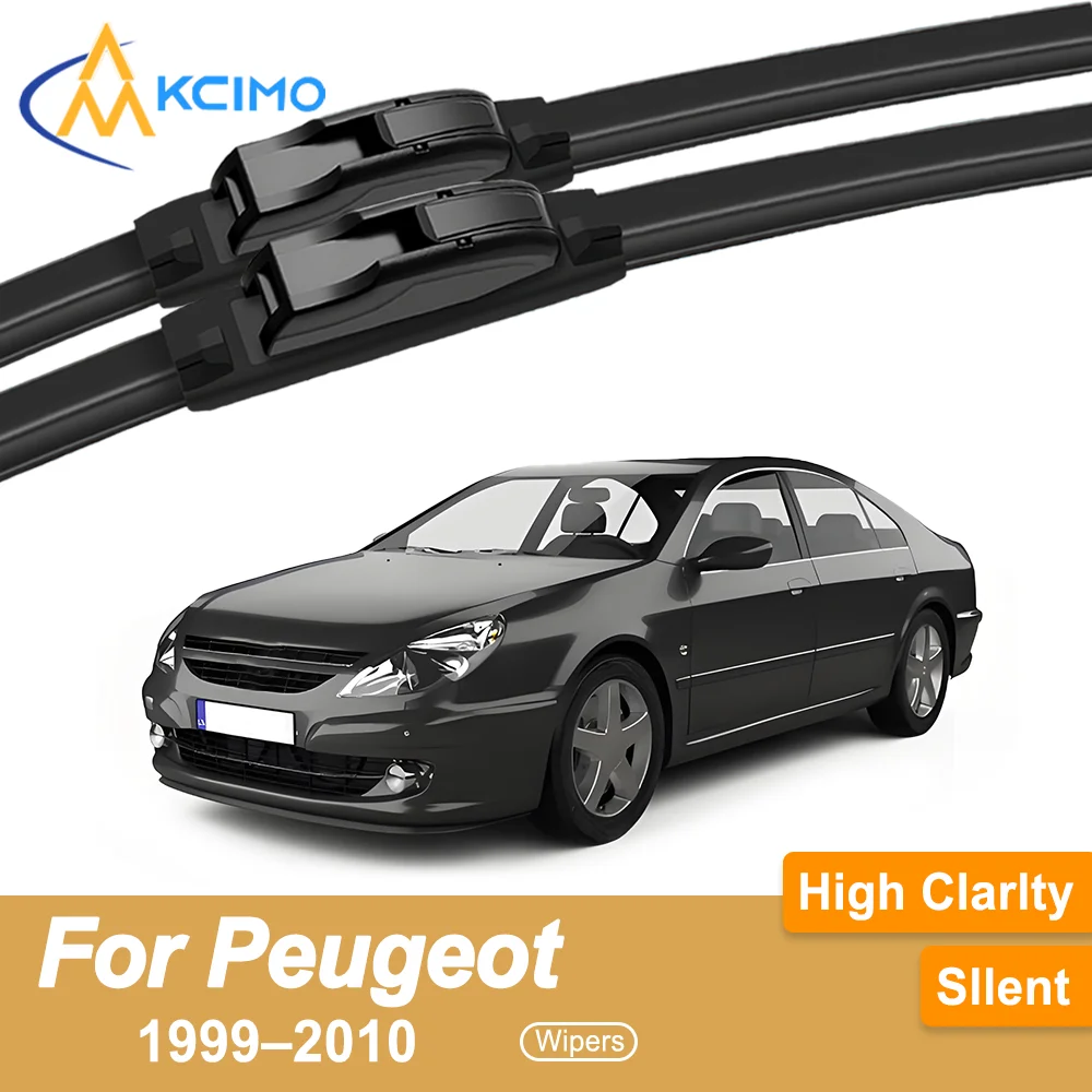 

2-Pack Premium All-Weather Wiper Blades for Peugeot 607 Z8 1999–2010 Quiet Streak-Free Uninterrupted Visibility