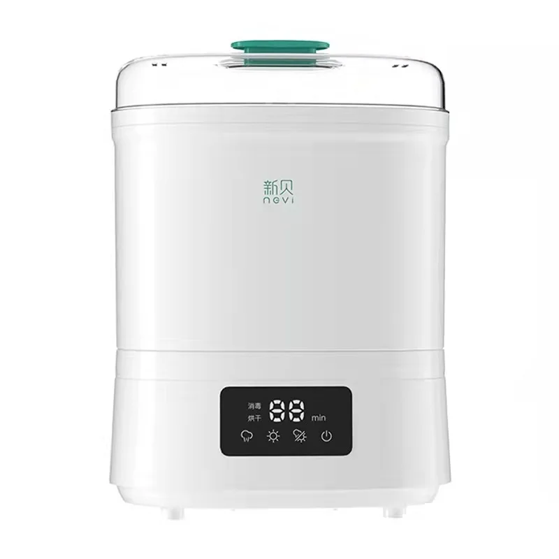 

Baby Bottle Sterilizer, Baby Sterilizer Pot: 2-in-1 Steam Sterilizer and Dryer with 3D Circulating Steam, for Infants