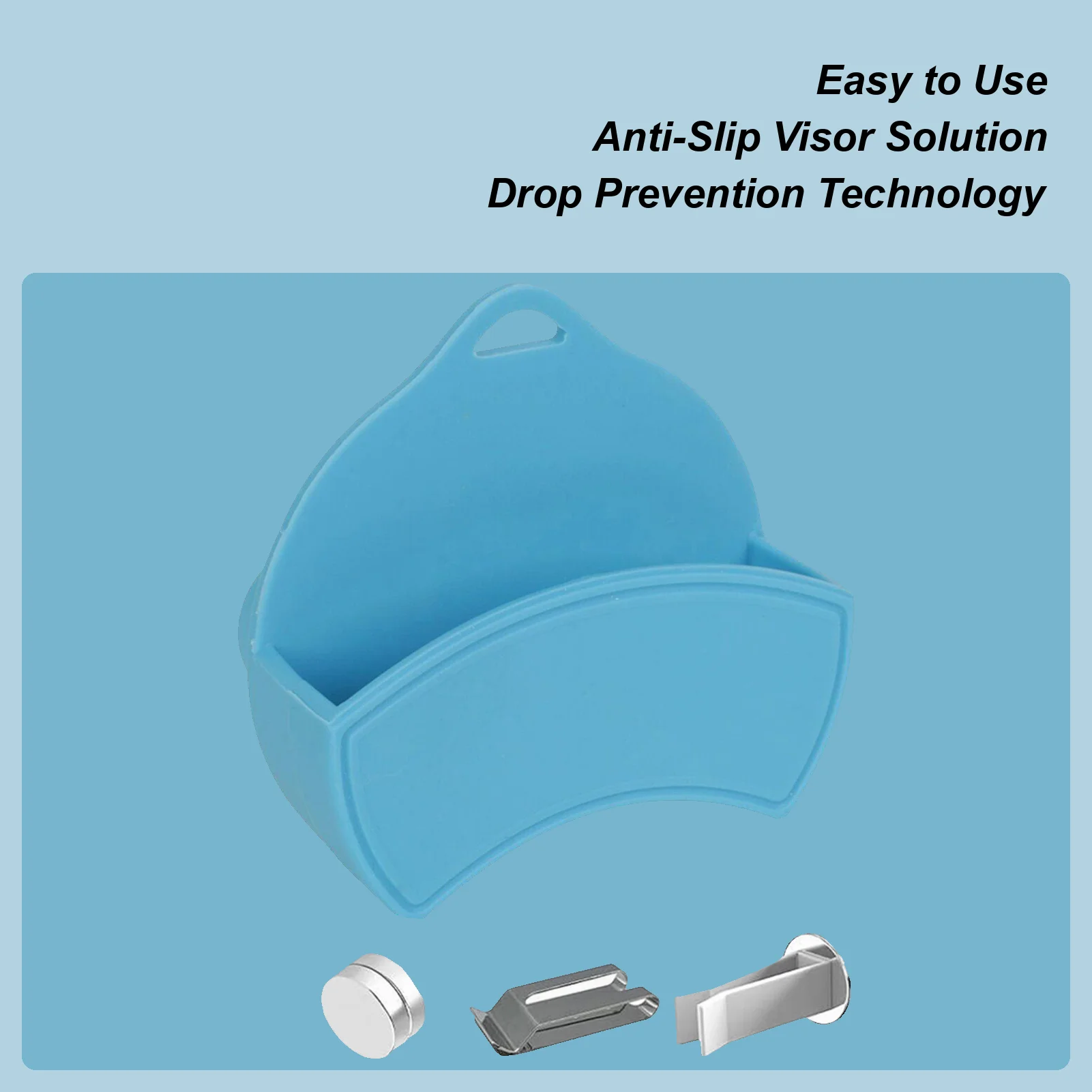 Car Sun Visor Organizer Silicone Waist Clip Magnetic Mount Sun Visor Organizer For Trucks For Vent Backpack Chew Can Pouch Women