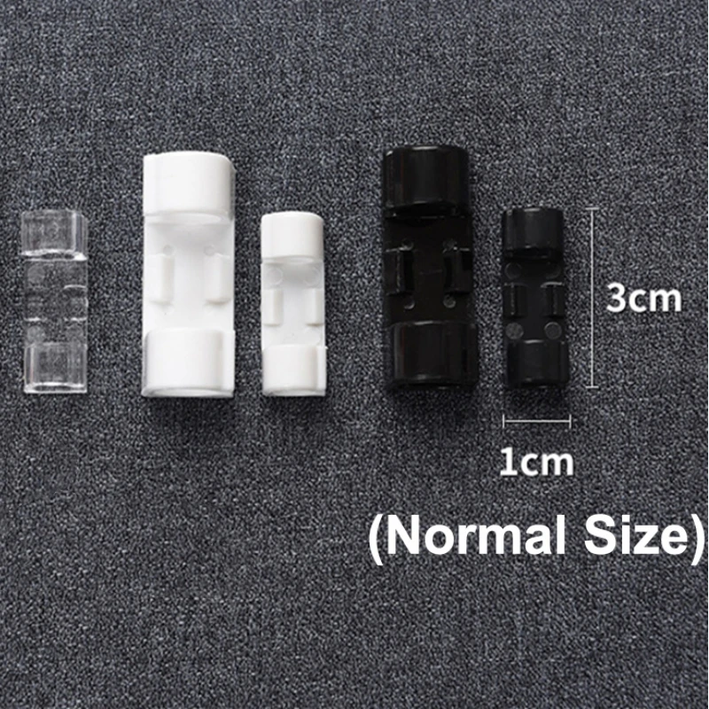 20 Pcs Cable Clips Organizer Self Adhesive Drop Wire Holder Cord Management Tidy Fixed Clamp Earphone Line Clip Home Office image 6