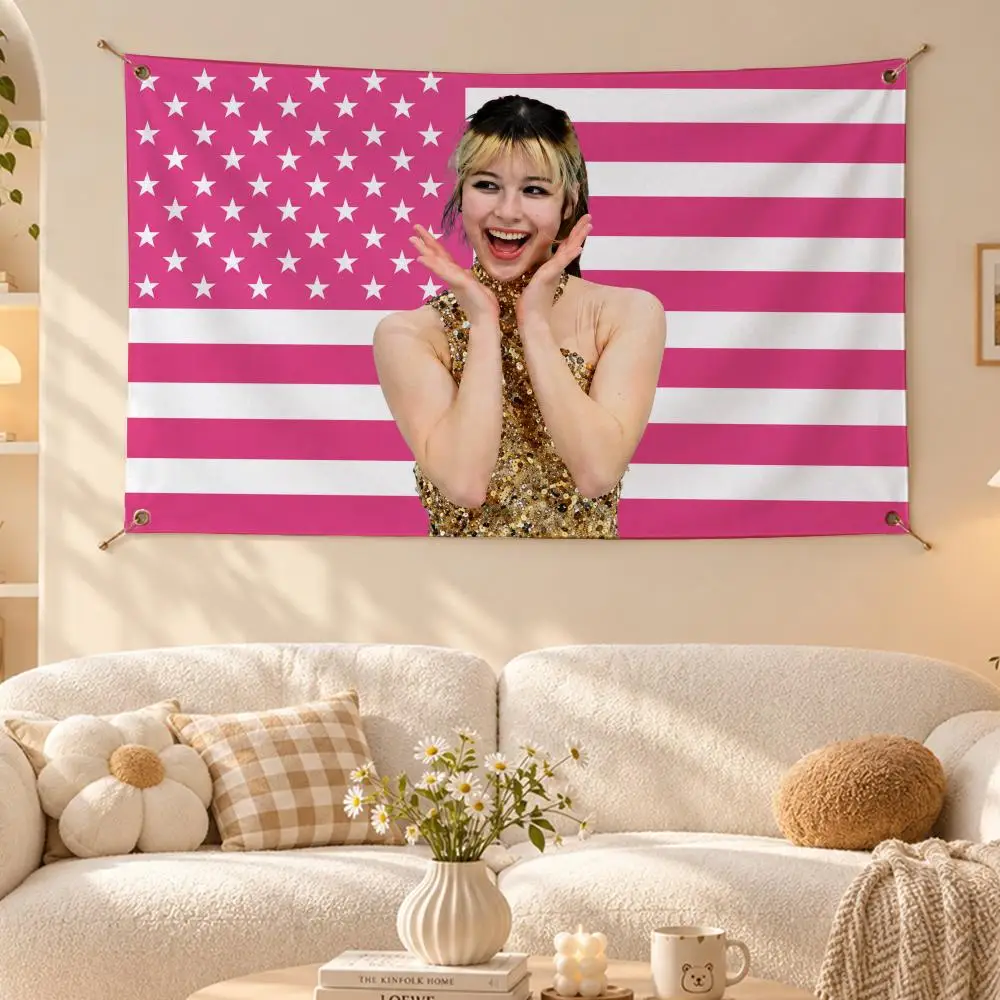 Precision Athlete Alysa Liu Flags Wall Hanging Flag Banner Living Room Bedroom Home Decor HD Fabric Aesthetic