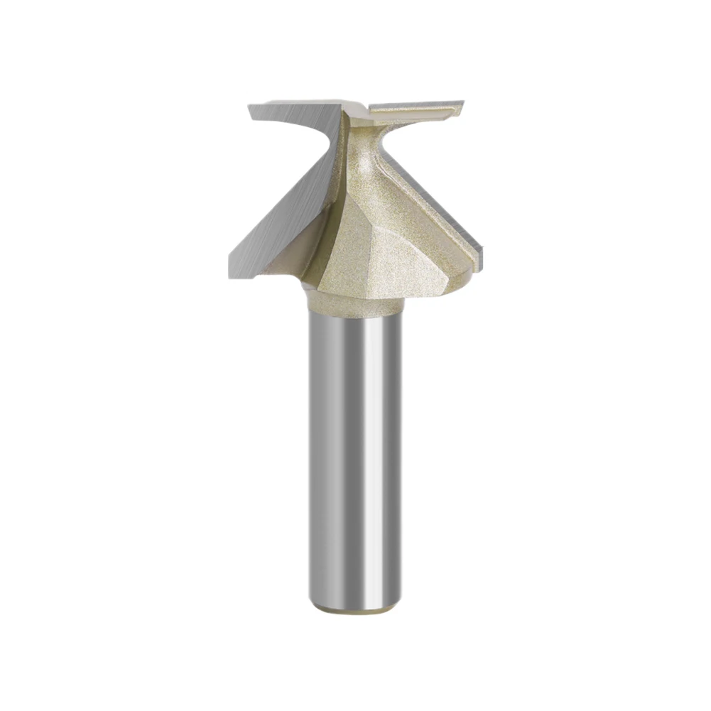 R18/30/50 1/2 Inch Shank Arc Bending Knives Seamless Golden Forming Knives Router Bits  Arc Bending Integrated Knives