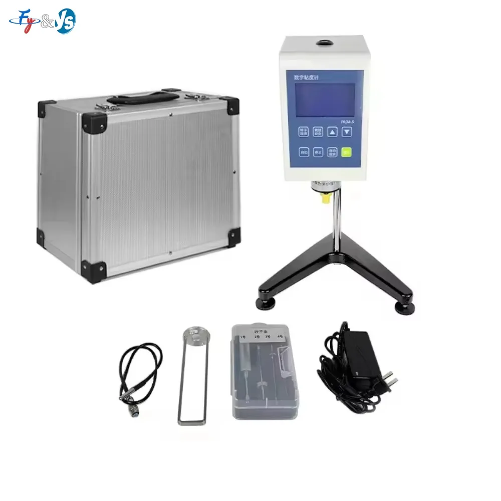 Digital Rotational Viscometer, Paint and Coating Viscometer, High-Precision Viscosity Tester NDJ-1S/NDJ-5S/NDJ-8S, LCD Display