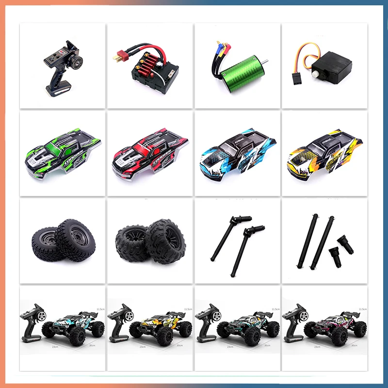 ZWN 16201、16103、16102、16101PRO Brushless 4WD Racing RC Car Spare Parts Motor Cover Receiver Swing Arm Steering and So On