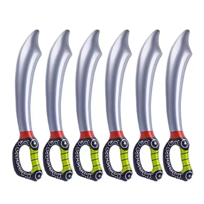 20PCS  PVC inflatable pirate knife inflatable toy sword inflatable simulation weapon stage activity props