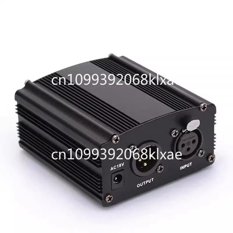 48V Phantom Power Condenser Microphone Power Supply Large Diaphragm Universal 48v Amplifier