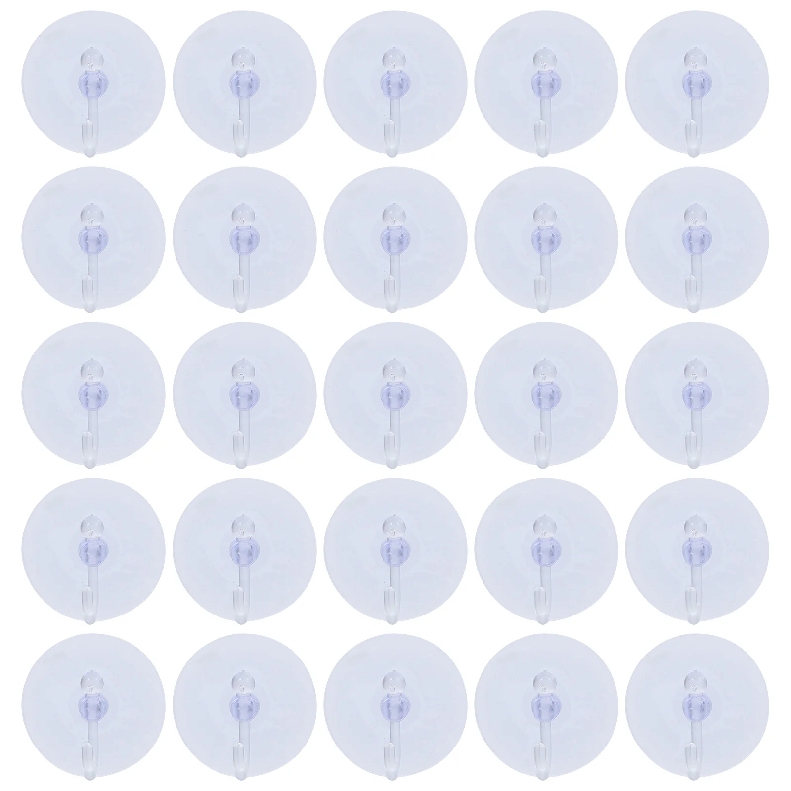 

40Pcs Suction Cup Hooks Clear Strong Suction No Drilling Storage for Bathroom Kitchen Window Door Hooks for Hanging