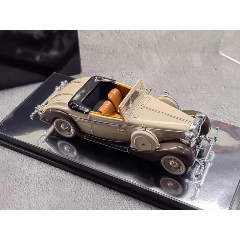 Paint Flaws Diecast 1:43 Scale 1937 SW Classic Car Alloy Vehicle Model Collection Decoration Boy Gift Toy Static Display