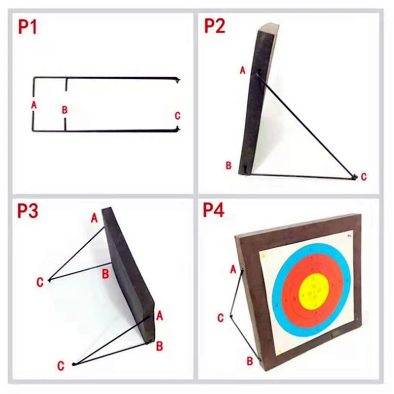 Portable Archery Target Bracket Training Targets Boards Frame Target Stand For EVA XPE Archery Target