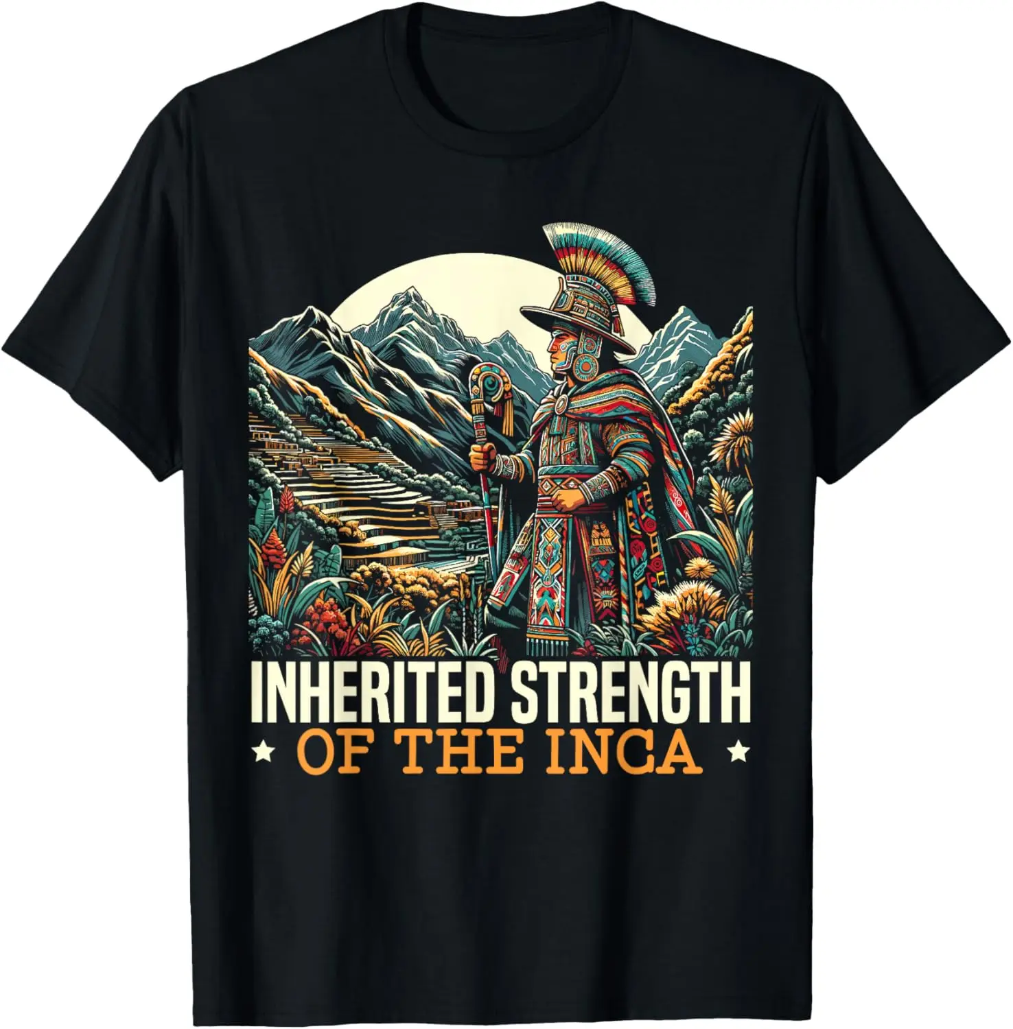 

Incan Warrior South America Peru Peruvian Inca Empire T-Shirt