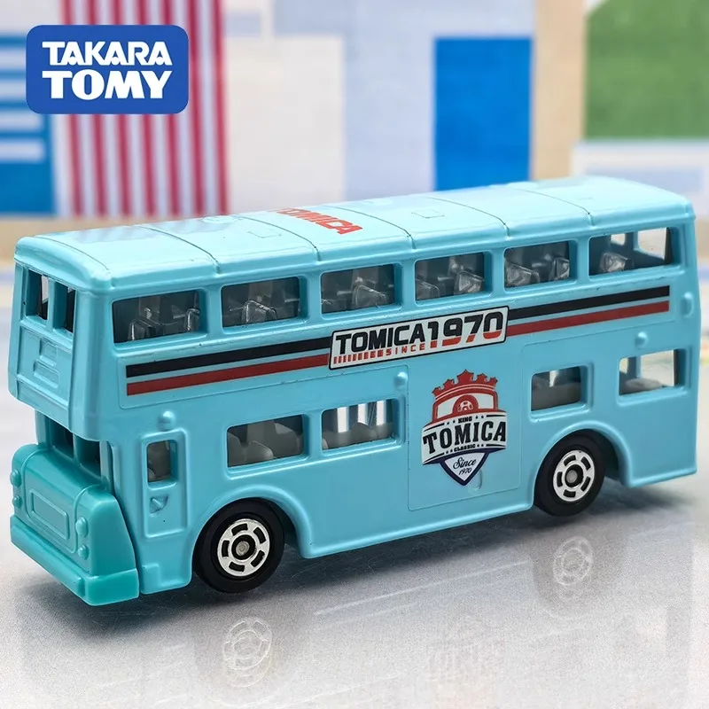 تاكارا تومي أيسا توميكا رقم 90 حافلة لندن سيارات هوت بوب 1:64 سيارة ألعاب مصنوعة من خليط معدني سيارة دييكاست نموذج معدني للأطفال