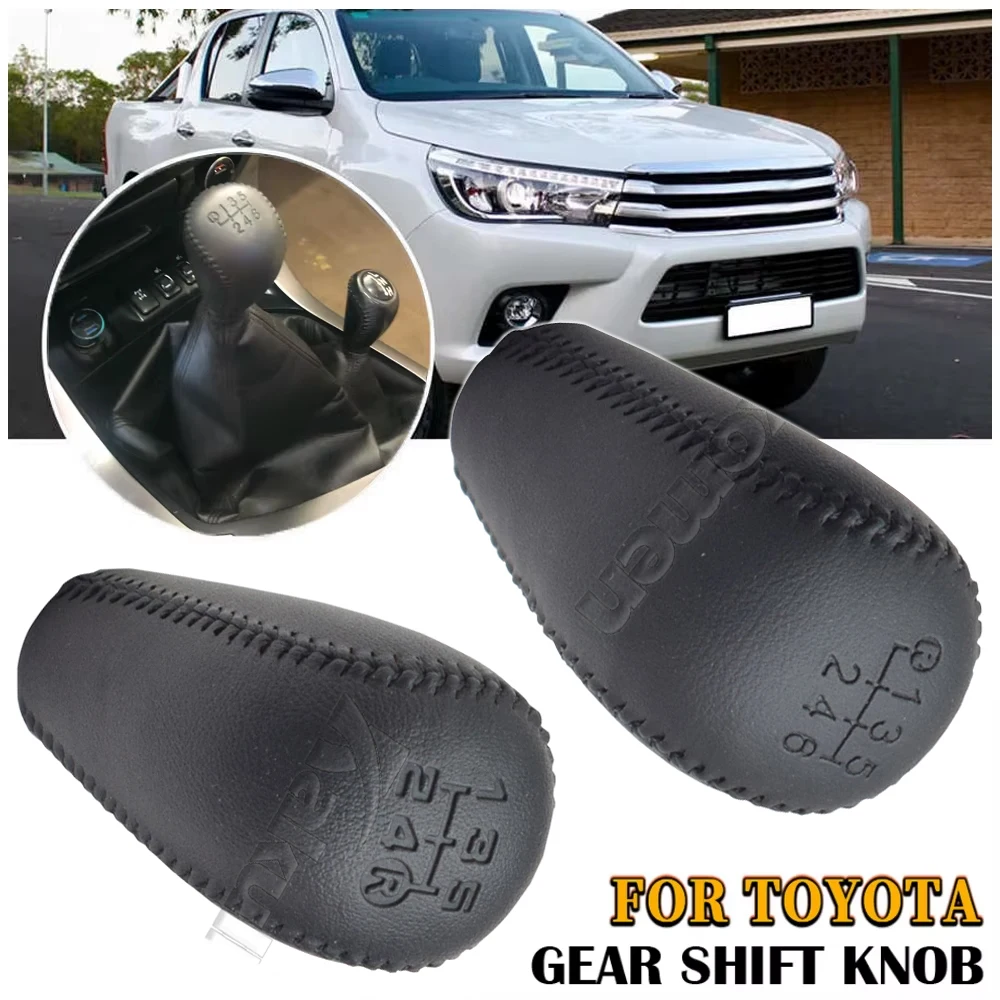 Schaltknauf für Toyota Hilux Mk6 Mk7 SR5 Vigo Revo Pickup Fortuner SUV Schalthebelkopf Schaltgriff Manuell 5/6-Gang – Detail 1