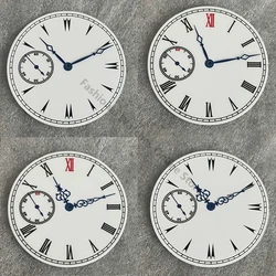 Enamel White Watch Dial + Hands 38.8mm Vintage Watch Accessories Set Watch Faces for ETA6497 ST3600 Movement