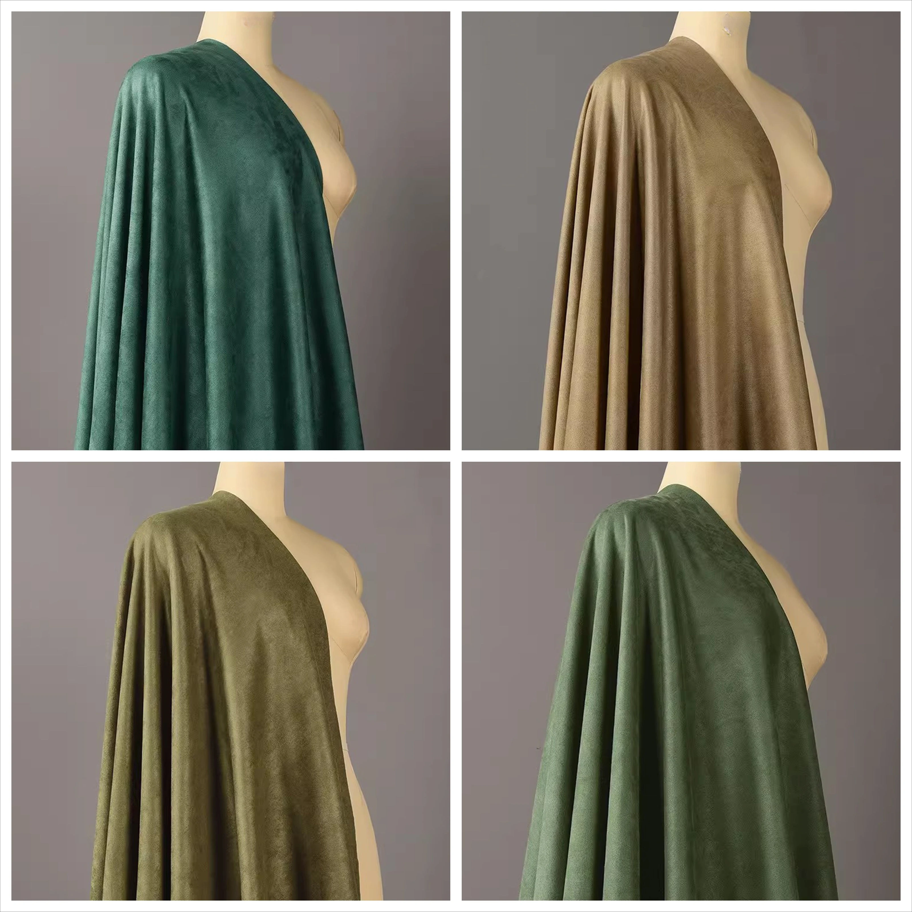 

Green Soft Suede Fabric By Half A Meter for Clothing Skirt Sofa Seat Cushion Throw Pillow Upholstery Diy Sewing Smooth Cloth