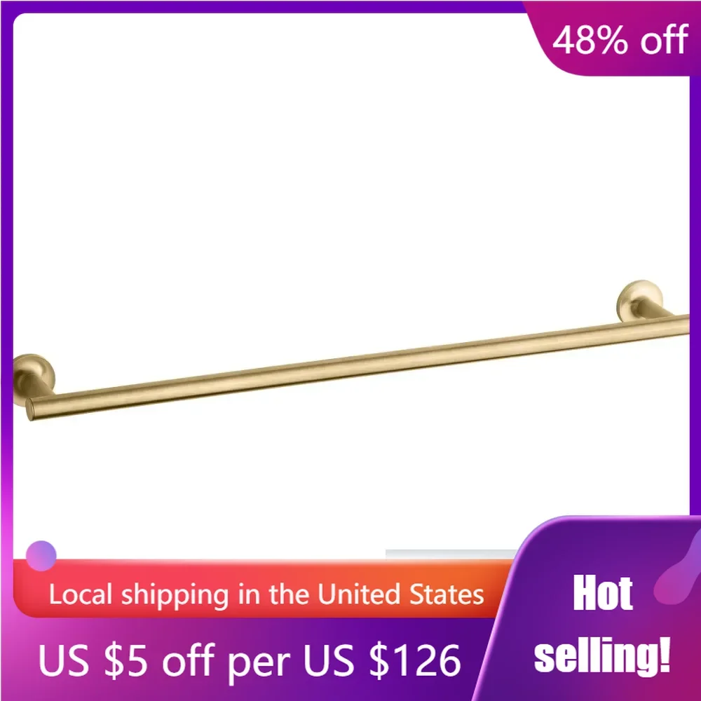 

Wall-Mount Towel Rack Bathroom Accessories 24" Towel Bar for Bathroom Wall Holder Hardware Fixture Home Freight free