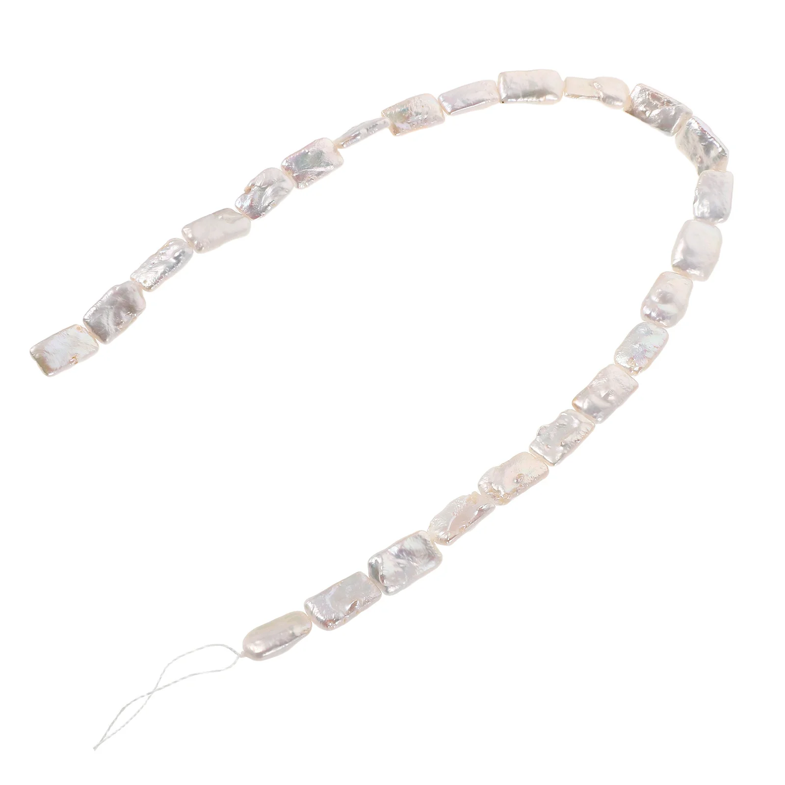 

1 String Baroque Pearl Beads Natural White Irregular Freshwater Cultured Loose Spacer for DIY Earrings Necklaces Bracelets