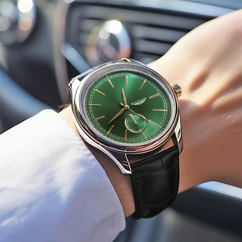 Мужские часы 2024, лучший бренд, роскошные водонепроницаемые деловые простые часы, reloj hombre, мужские повседневные кварцевые спортивные уникальные часы Relogio