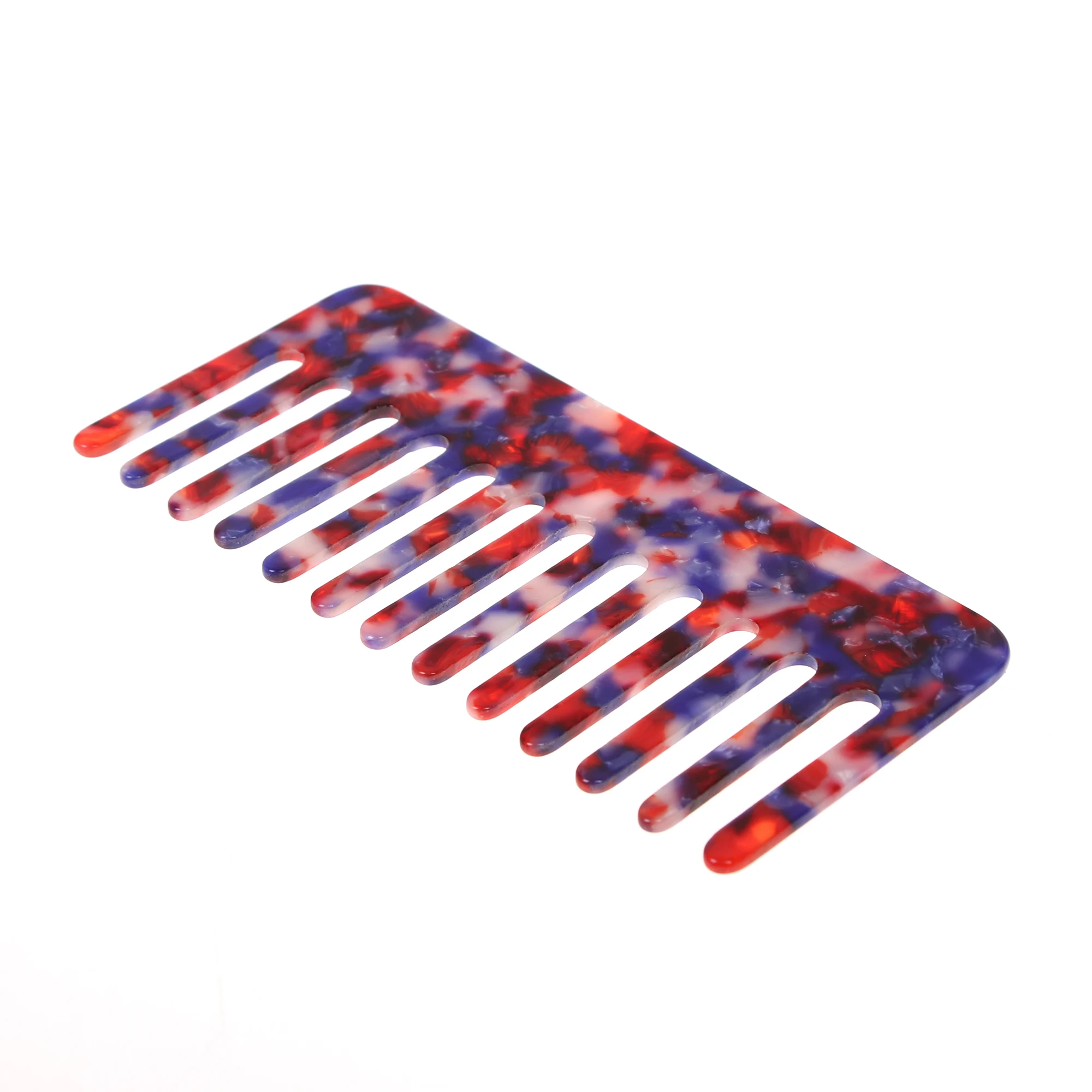 1Pc Vintage Acetate Hairdresser Pocket Hair Comb Hairdressing Hair Brush Mini Compact Anti-static Hair Combs Hair Styling Tool