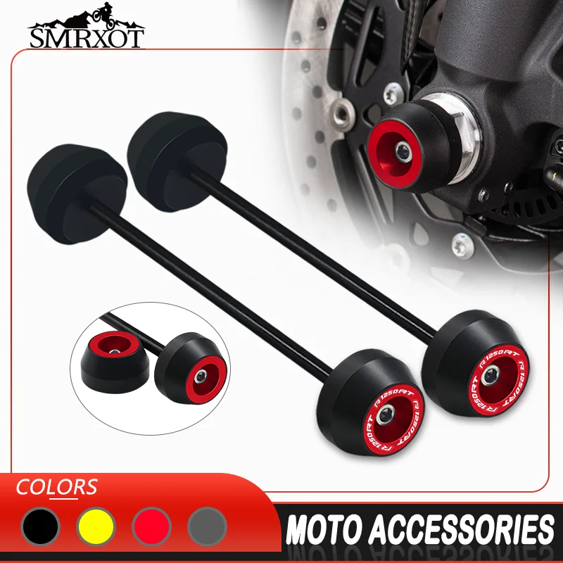 

Motorcycle Accessories Front Wheel Axle Fork Crash Sliders Falling Protector Pad For BMW R1250RT R1250R R1250RS 2018-2024