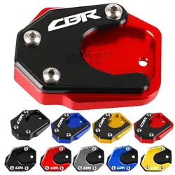 For Honda CBR 600 650 500 250 300 F/R CBR 600RR 650R 650F 250R 300R Kickstand Pad Support Shell Foot Side Stand Pad motorcycles