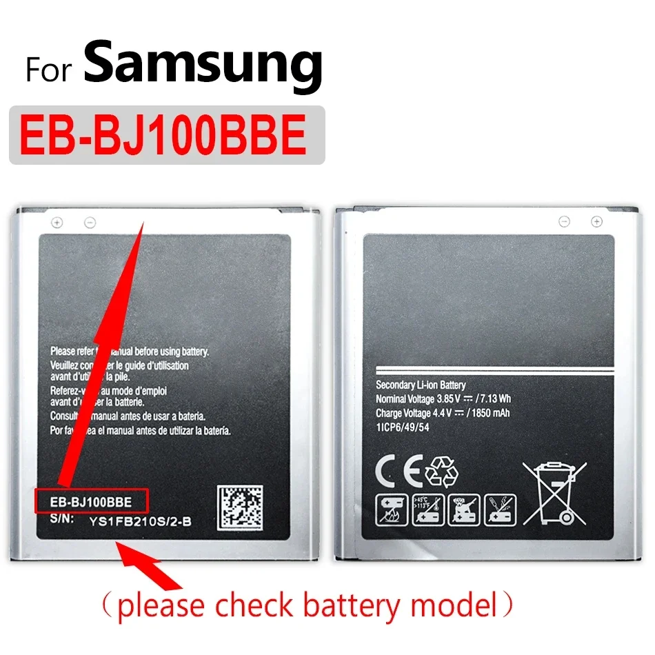 Battery For Samsung Galaxy J3 J5 J7 (2015 2016 2017) J510 J510F J510G EB-BJ510CBE J2 J1 Core Prime J120F Express 3 Win 2 Duos TV