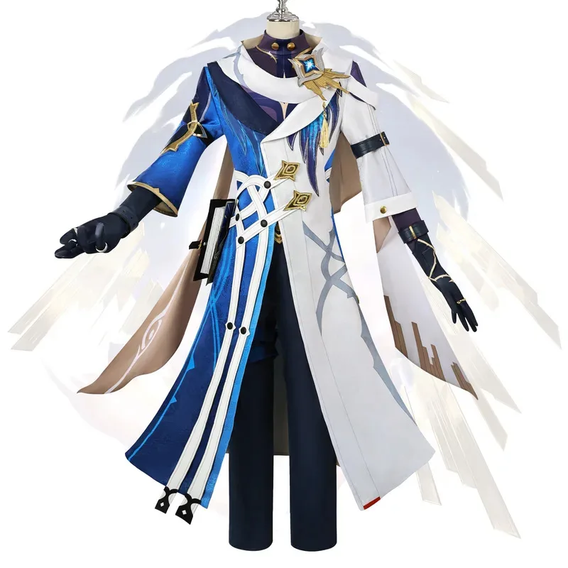 

Game Honkai Star Rail Mr. Sunday Cosplay Costume Carnival Uniform Wig Anime Halloween Men Character Outfit Set Arrivala;6'x,9;y'