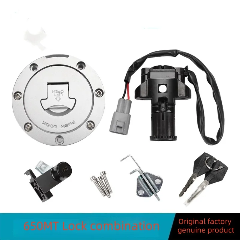 

For CFMOTO 650MT Lock Assembly 650 MT CF650-3-3C Full Set Lock Fuel Tank Cushion Electric Door Lock Key Embryo Key Block