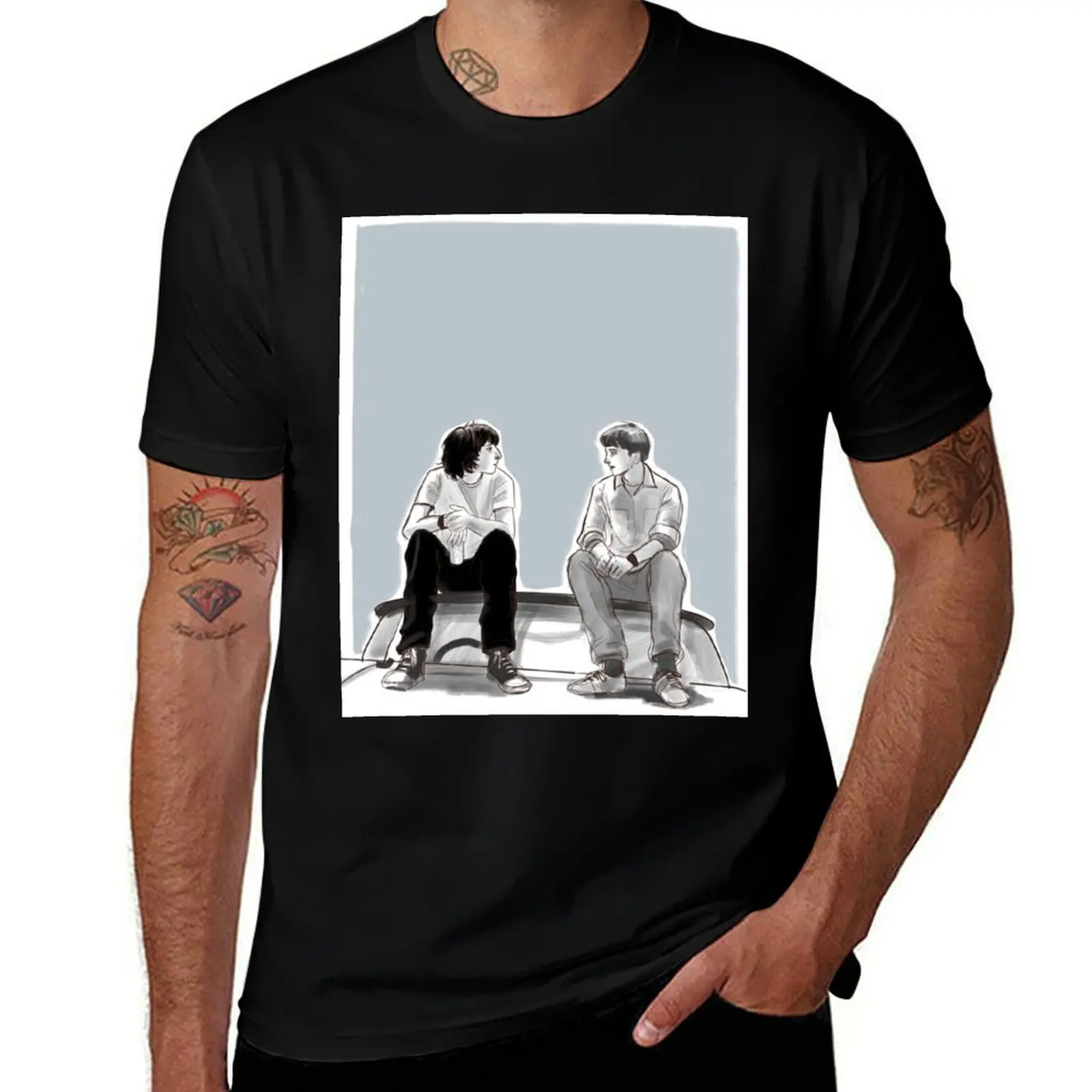 

100% cotton shirt T-Shirt men shirt brand t to essential luxury shirts t heart moment man T-Shirt heart t funny Byler