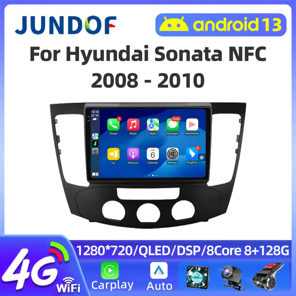 

1280*720 CarPlay Android Auto Radio For Hyundai SONATA NFC 2009 Car Multimedia Video Player 2Din Autoradio 4G Wifi GPS Stereo
