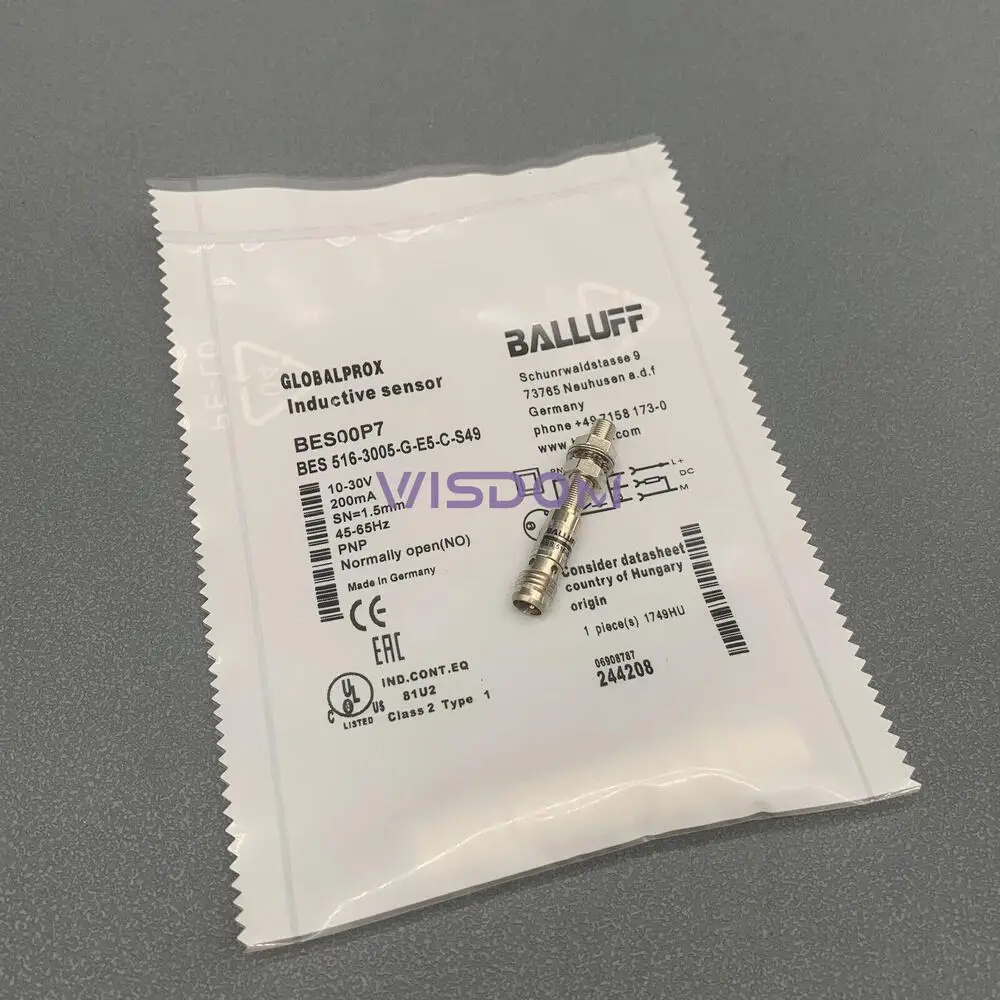 

New BALLUFF BES 516-3005-G-E5-C-S49 516-3005-G-E5-C-S49 Inductive Sensor