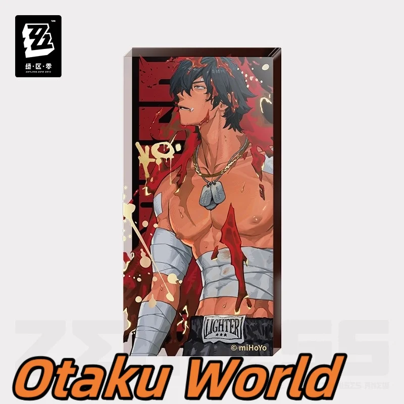 ไฟแช็ก Badge เครื่องประดับอะคริลิคเลเซอร์ตั๋ว Original Mihoyo เกม ZZZ Zenless Zone Zero ไฟแช็กบทบาทเล่นเครื่องแต่งกายอะนิเมะของขวัญ