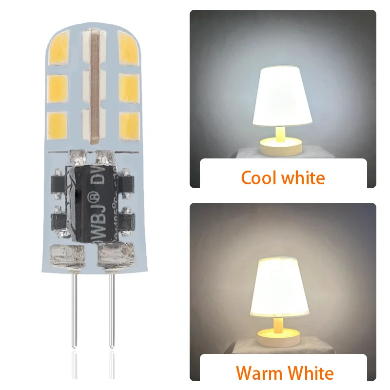 Новые светодиодные лампы G4 высокой яркости, домашний декоративный прожектор, переменный ток, постоянный ток, 12 В, 4 Вт, светодиод Gy6.35
