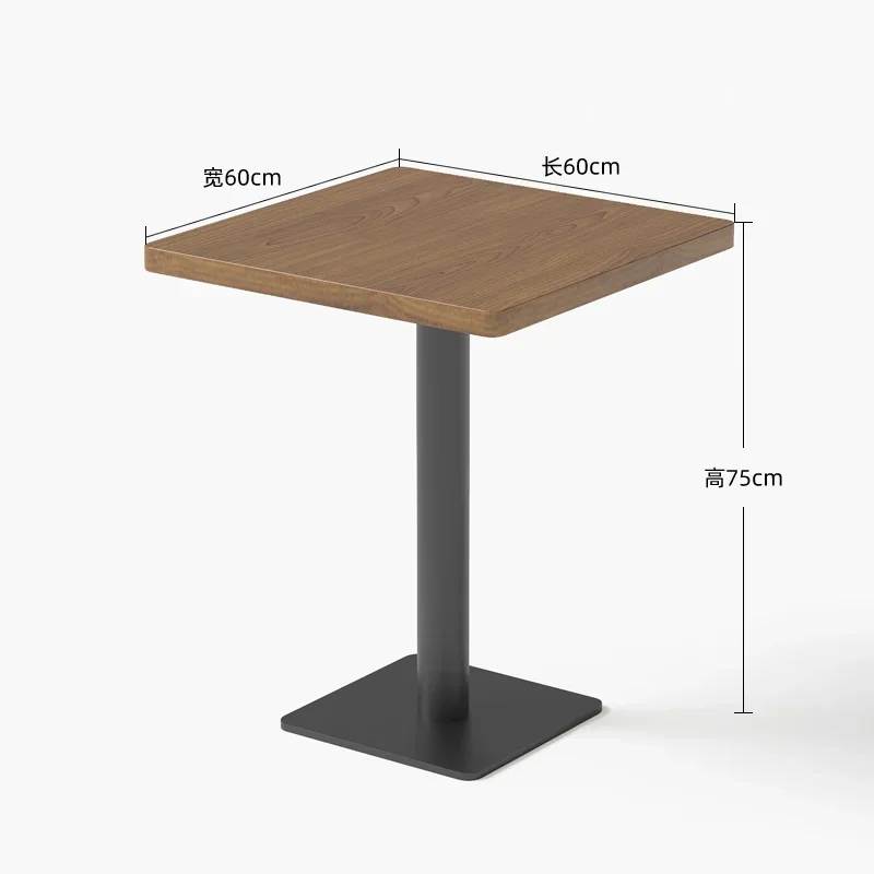 Tavolo da pranzo in legno massello e combinazione ristorante rete speciale red woven rattan dessert milk coffee shop commercial