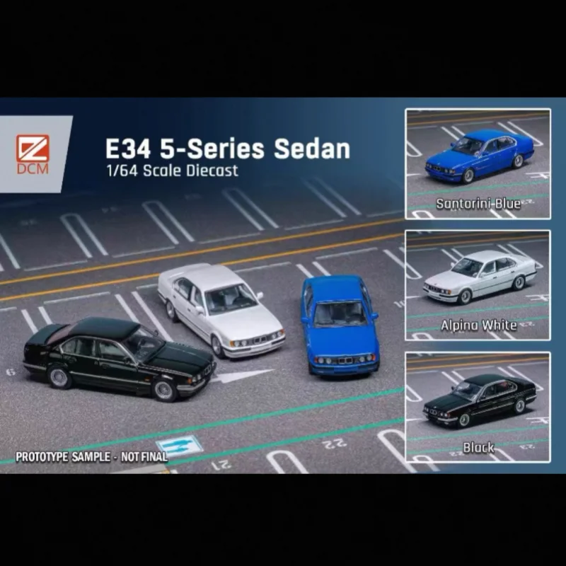 

DCM 1:64 E34 5-Series Sedan Alloy Simulation Car Model