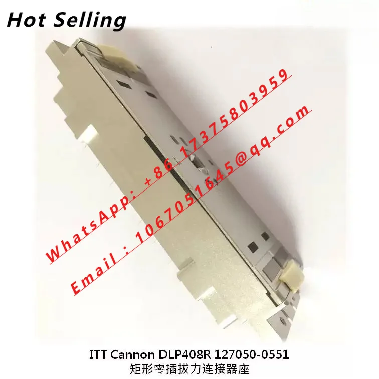 ITT Cannon DLP408R2 127050-0551 Zero Plug-in Force Rectangular Connector Receptacle