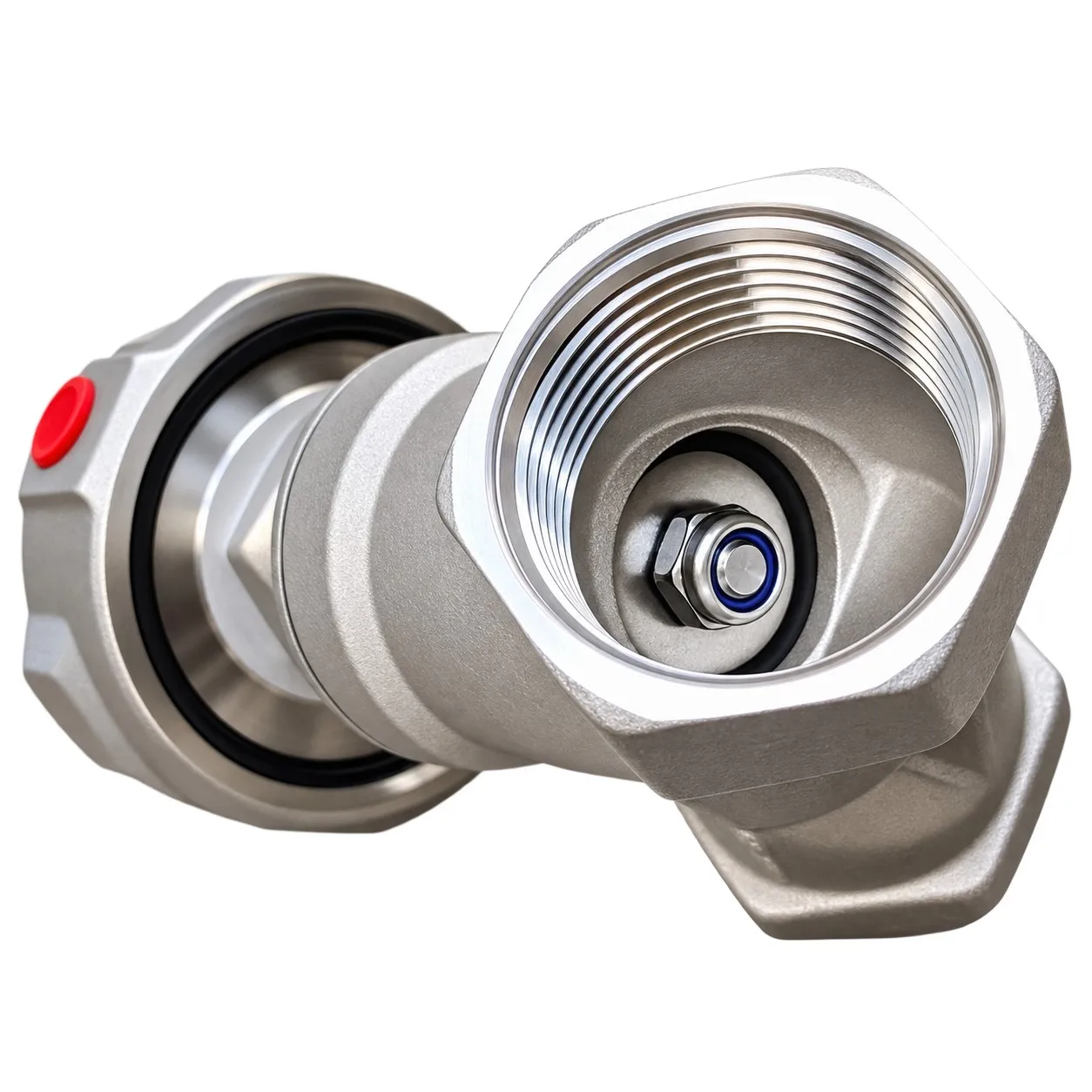DN Series Pneumatic Angle Seat Valve Y-Type Threaded Steam Valve High Temperature Corrosion Resistant