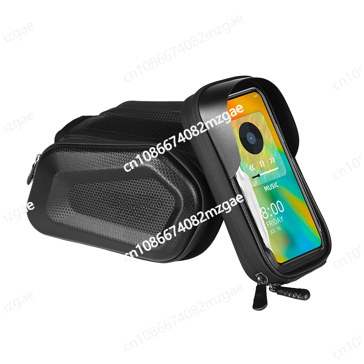 

Bicycle bag Front beam Mountain bike bag Mobile phone Touch screen Upper tube Waterproof hard case Saddle