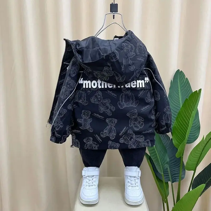 

Boy's Spring Coat 2022 New Baby Rush Clothes Little Children Boy and Autumn Tops