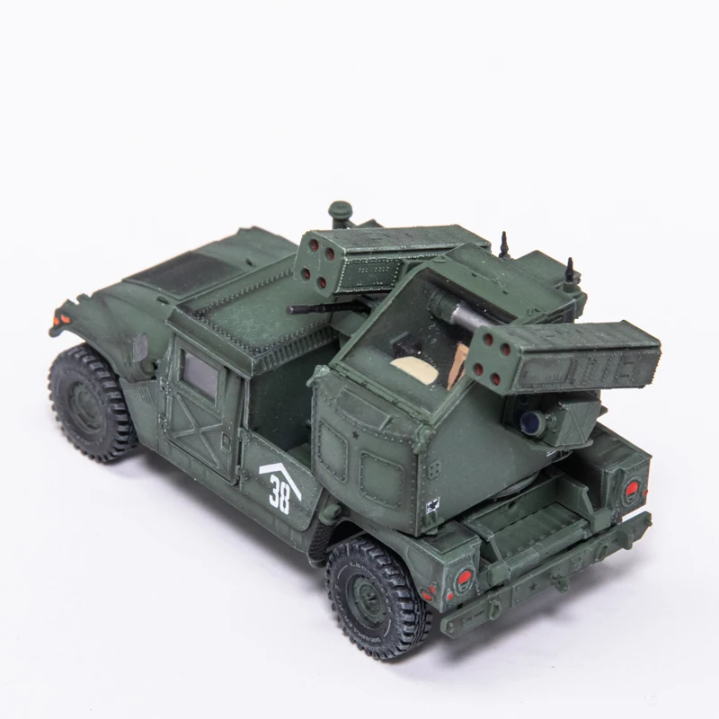 T-MODEL 1:72 Scale Plastic America Air Defense System Off-road Vehicle Model Adult Toy Car Classics Gift Souvenir Static Display