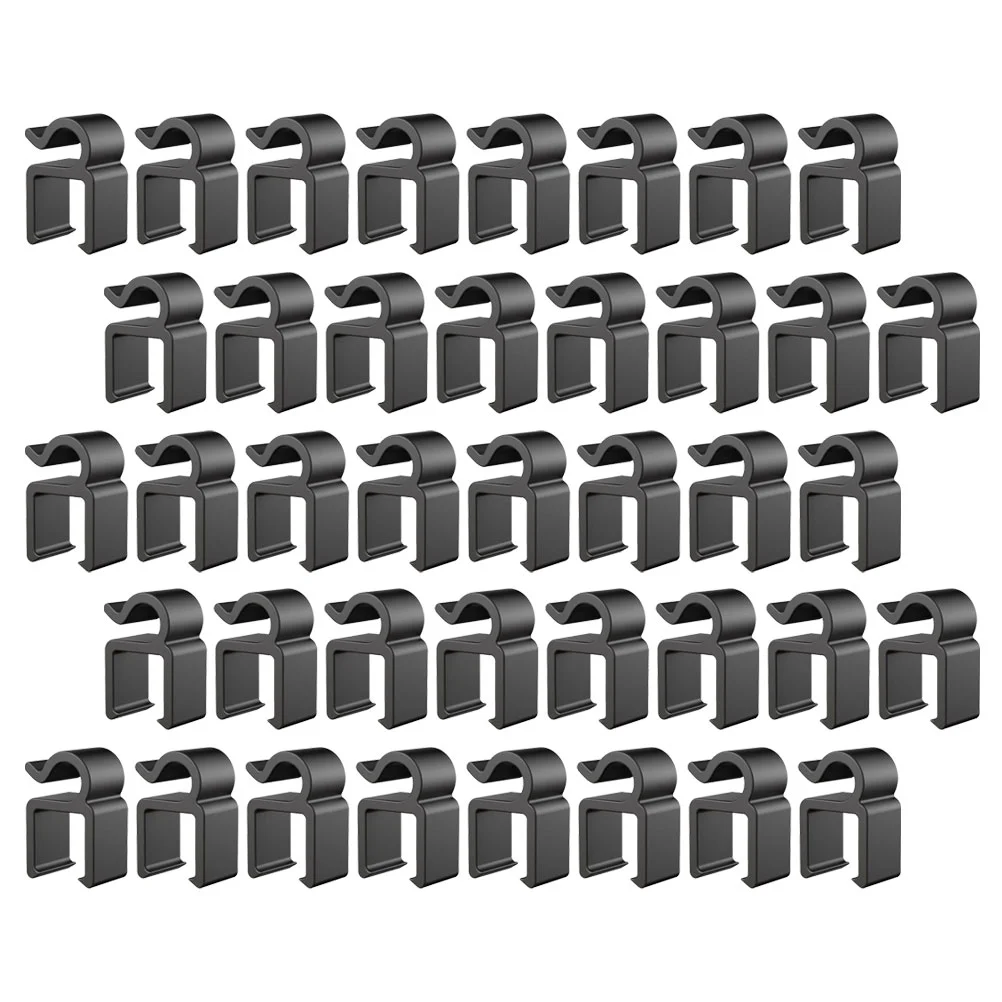 

40pcs Cable Clip for Mic Stand Phone Holder Plastic Brackets Universal Suitable Home Stage Concert Hall Recording Studio